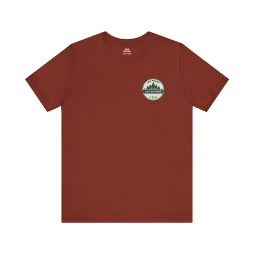 Adventure Awaits Graphic Tee, Casual Wear, Travel Shirt, Outdoor Style, Perfect Gift for Adventurers, Nature Lovers, Summer Vibes, [...]